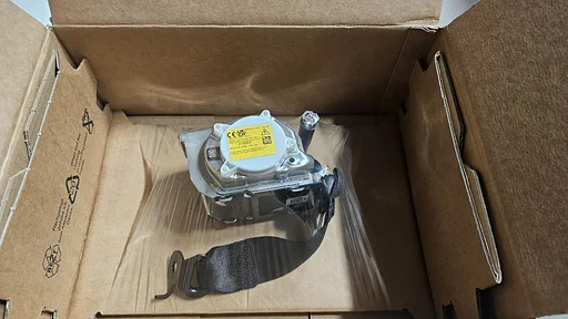 Gordel bovengordel zwart achterzijde links BMW  serie 72115B3E6A5 5B3E6A5