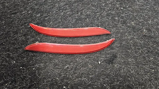 Reflector set achter bumper rood facelift BMW 5 serie E60 E61 LCi 63147183913 7183913 63147183914 7183914