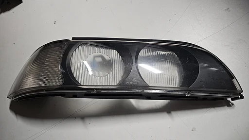 Koplamp kap rechts H7 HB3 Hella wit knipperlicht  BMW 5 serie E39 1995-2000 63128375300 8375300