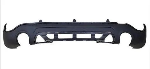 Diffuser zwart onderzijde achterbumper Mini Countryman Cooper S serie F60 LCi 51129477898