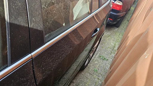 Deur portier links achterzijde BMW 5-serie E61 kleur black sapphire met. 475 41525A2A367