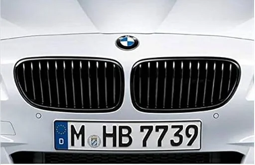 M Performance grille set hoogglans zwart BMW 5 serie F10 F11 51712165539 51712165528