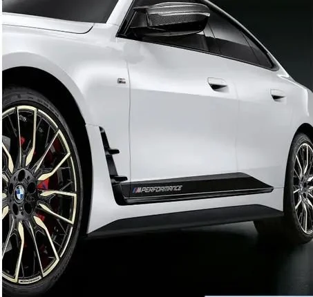 M Performance folie set Frozen black voor de zijkant nieuw BMW i4 serie G26 51145A30BB6