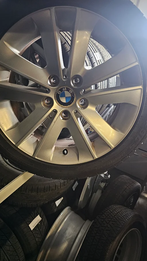 Set Originele styling 141 velgen 7.5 X 17 inch zomer BMW 1 serie E81 E82 E87 E88 36116775621 6775621
