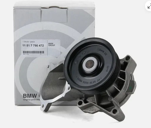 Waterpomp diesel origineel BMW 1 / 3 / 5 / 6  X3 X5 X6  serie E87 E9x E6x E83 E70 E71 11517790472 7790472 M47N2  M57N2