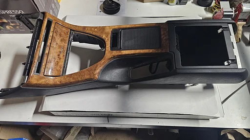 Middenconsole met bekerhouder voorzijde BMW X5 E53