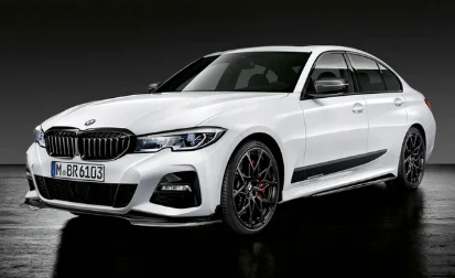 M Performance sideskirts set zwart nieuw BMW 3 serie G20 G21 51192455896 2455896 51192455897 2455897