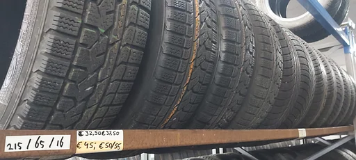 215/65/16 Winterbanden diverse A-merken 6+mm vanaf €40 p st. 2156516 215/65 R16