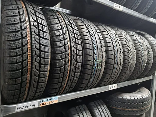 185/60/14 Winterbanden diverse A-merken 6+mm vanaf €30 p st. 1856014 185/60 R14