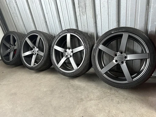 5mm! BMW X5 X6 Vossen 22 inch Concave breedset velgen 5x120 zomerbanden 265/35R22 Pirelli