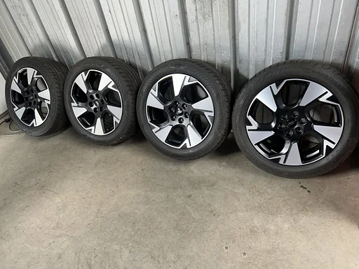 Nieuwe originele Ford Transit Custom II V710 19 inch Asphalt Matt Black zwarte velgen 6x120 TPMS zomerbanden 235/50R19C Goodyear