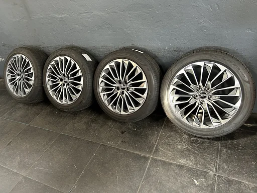 6-7mm! Originele Audi A6 S6 C8 4K S-Line 19 inch velgen 5x112 TPMS zomerbanden 245/45R19 Pirelli