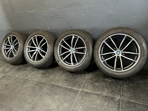 Originele BMW 5 serie G30 G31 LCI Style 662M Doppelspeiche 18 inch velgen 5x112 TPMS zomerbanden 245/45R18 Goodyear