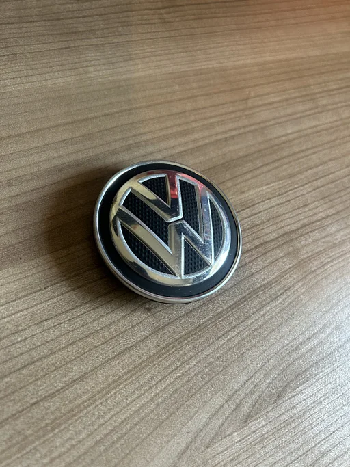 ORIGINELE VW Volkswagen naafkap naafdop zwart chroom