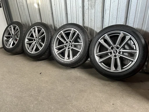 5-6mm! Originele Audi Q3 SQ3 F3 83A Audi Sport 19 inch antraciete velgen 5x112 zomerbanden 255/45R19 Hankook