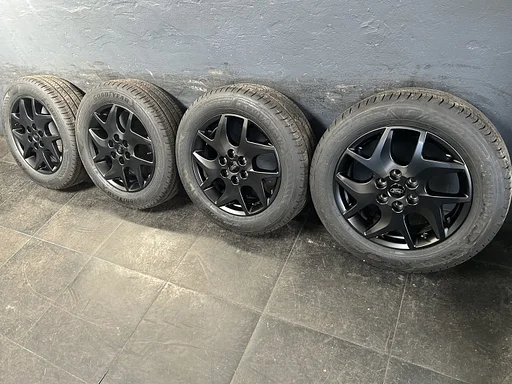 Nieuwe originele Ford Transit Custom II V710 17 inch zwarte velgen 6x120 TPMS zomerbanden 215/60R17C Goodyear