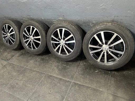 6.5mm! Ford Transit Custom 17 inch zwart Brock velgen 5x160 TPMS zomerbanden 215/60R17 Continental