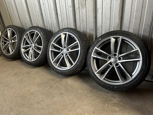 8mm! VW Caddy Passat Audi A4 19 inch antraciete velgen 5x112 winterbanden 235/40R19 Superia