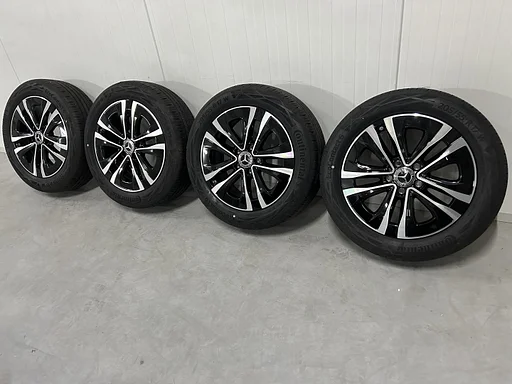 6mm! Originele Mercedes A B CLA Klasse W177 W247 C118 17 inch velgen 5x112 TPMS zomerbanden 205/55R17 Continental