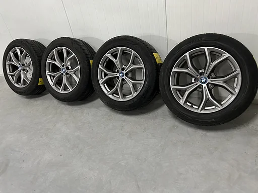 Originele BMW X5 X6 G05 G06 Style 735 19 inch antraciet velgen 5x112 TPMS Runflat zomerbanden 265/50R19 Pirelli