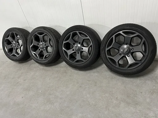 6.5mm! Ford Transit Custom 18 inch antraciete velgen 5x160 zomerbanden 245/45R18 Pirelli