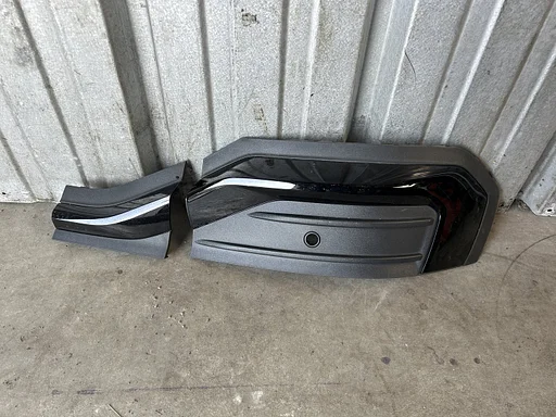 Originele Audi Q5 80F Achter bumper links hoek zwart 80F807319 80F807441