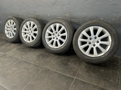 8mm! Originele Toyota Auris Verso Avensis 16 inch velgen TPMS 5x114,3 AllSeasonBanden 205/55R16 Fulda
