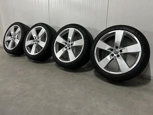 6mm! Originele Audi A6 S6 C8 4K 20 inch velgen 5x112 winterbanden 255/40R20 Michelin