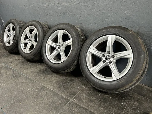 6-7mm! Originele Audi Q5 SQ5 80A 18 inch velgen 5x112 zomerbanden 235/60R18 Goodyear