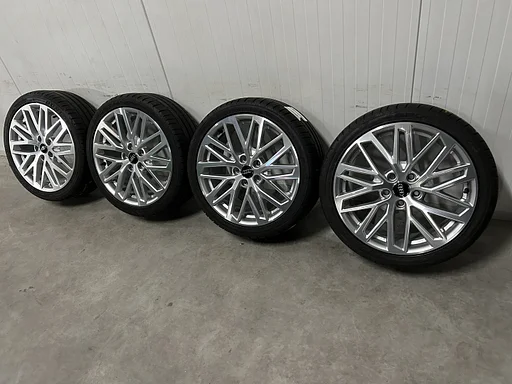 5-6mm! Originele Audi A3 S3 8V S-Line 18 inch velgen 5x112 zomerbanden 225/40R18 Dunlop