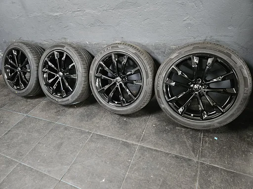 6.5mm! Originele BMW X3 X4 G01 G02 Style 699M 20 inch breedset zwarte velgen 5x112 TPMS zomerbanden 245/45R20 Nexen