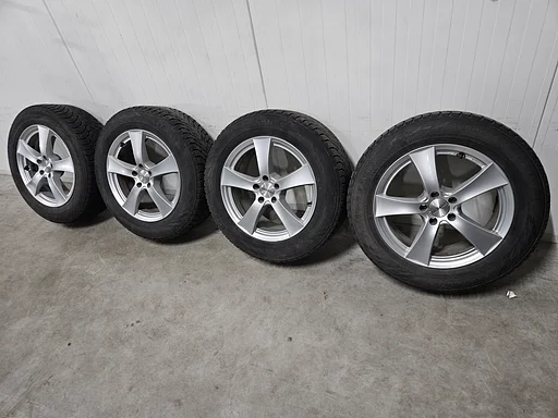 6-7mm! Audi Q5 Mercedes GLC GLB 18 inch velgen 5x112 winterbanden 235/60R18 Nokian