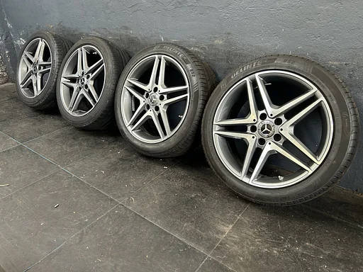 7mm! Mercedes A B CLA Klasse W177 W247 C118 18 inch velgen 5x112 TPMS zomerbanden 225/45R18 Bridgestone