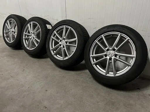 7mm! VW Caddy Golf Touran Mercedes W205 W206 Audi A4 BMW 2 3 4 serie G20 F44 G22 17 inch velgen 5x112 TPMS winterbanden 225/50R17 Goodyear