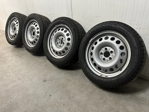 6mm! Originele Mercedes Vito W447 17 inch stalen velgen TPMS 5x112 winterbanden 225/55R17C Continental