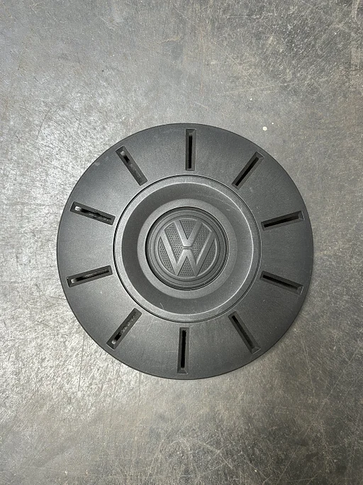 ORIGINELE VW Transporter T5 T5.1 GP T6 T6.1 Bulli naafdop wieldop zwart