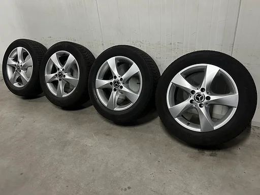 6-7mm! Originele Mercedes Vito V-Klasse W447 17 inch velgen TPMS 5x112 winterbanden 225/55R17 Continental