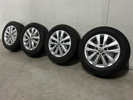 6-7mm! Originele VW Transporter T5 GP T6 T6.1 T7 Multivan Bulli Clayton 16 inch velgen 5x120 zomerbanden 205/65R16C Continental