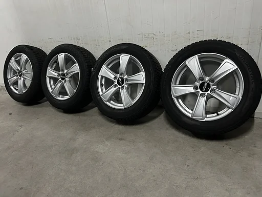 6-7mm! VAG VW Golf Caddy Audi A3 Leon 16 inch velgen 5x112 winterbanden 205/55R16 Uniroyal
