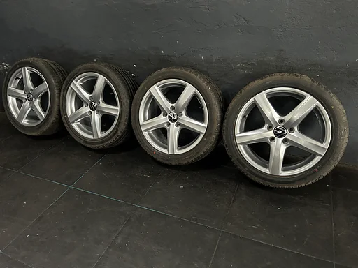9mm! Nieuwe originele BBS RD280 VAG VW Golf Caddy Audi A3 Leon 17 inch velgen 5x112 zomerbanden 225/45R17 Achilles