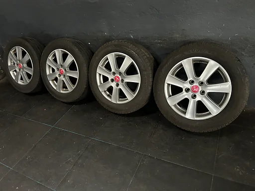 5-6mm! Fiat Talento Abarth Opel Vivaro Renault Trafic Borbet CA 17 inch velgen 5x114,3 zomerbanden 215/60R17C Goodyear