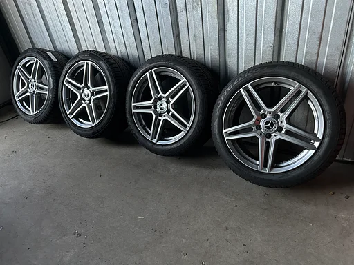 6mm! Mercedes Vito V-klasse W447 W639 W205 W213 TPMS 18 inch velgen 5x112 winterbanden 245/45R18 Pirelli