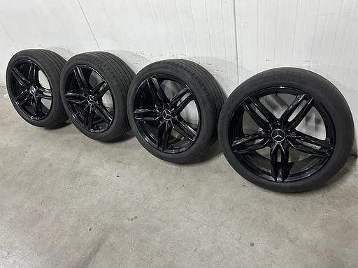 6mm! Mercedes Vito V-klasse W447 S-klasse W223 W222 GMP 20 inch zwarte velgen 5x112 zomerbanden 255/40R20 Goodyear
