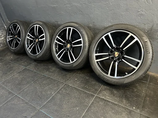 6mm! Originele Porsche Cayenne Coupe 9Y 21 inch velgen breedset 5x130 TPMS zomerbanden 285/40R21 Pirelli