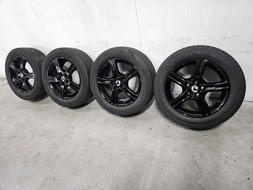 6mm! Mercedes Vito V-Klasse W447 17 inch zwarte velgen TPMS 5x112 zomerbanden 225/55R17C Dunlop