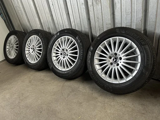 7mm! Originele Mercedes Vito V-klasse W447 EQV TPMS 17 inch velgen 5x112 winterbanden 235/55R17 Michelin