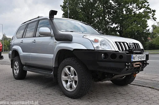 F4X4 Lierbumper Toyota Landcruiser J120 02-09 Zonder Bullbar.