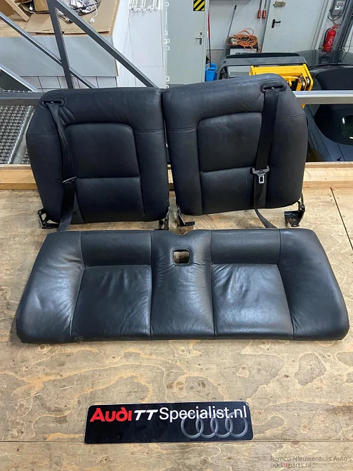 Achterbank met rugleuning  zwart leder Audi TT 8N mk1 Coupe 1998-2006