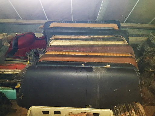 Fiat 500 - interieur - banken etcetera