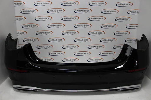 Mercedes S Klasse W223 Achterbumper 2020 2023 040 Uni Zwart